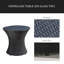 Table de sablier (sans plateau en verre)-179379416