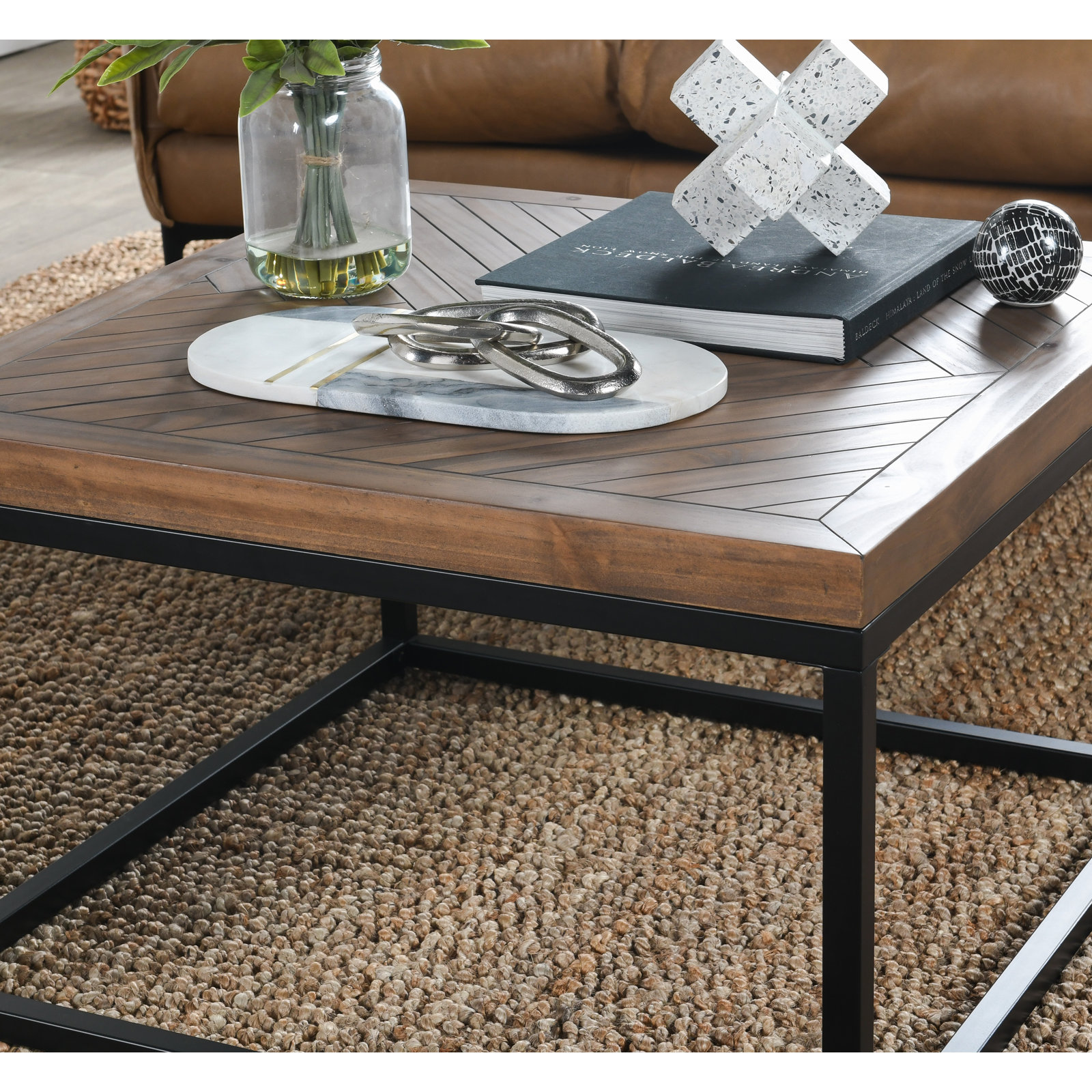 Lenes Solid Wood Single Coffee Table