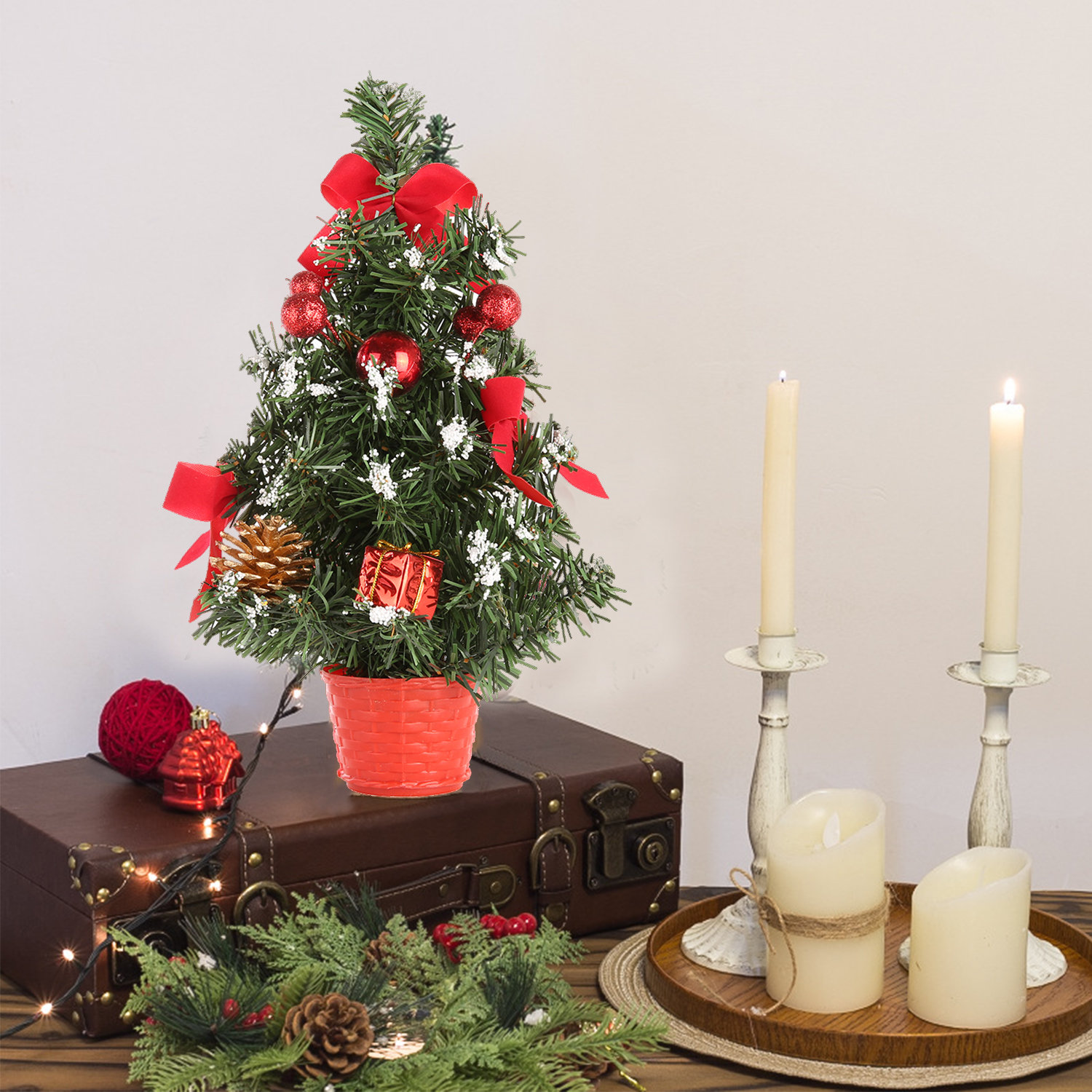 Decorate with Tiny Christmas Trees