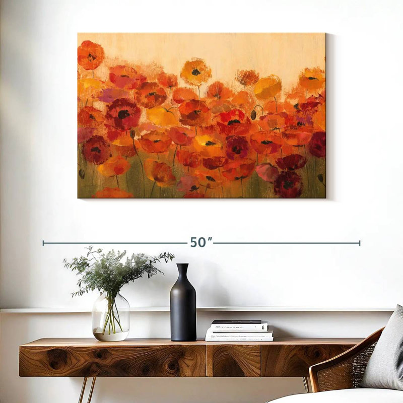 Coquelicots Harnek, H 26 po x l 39 po