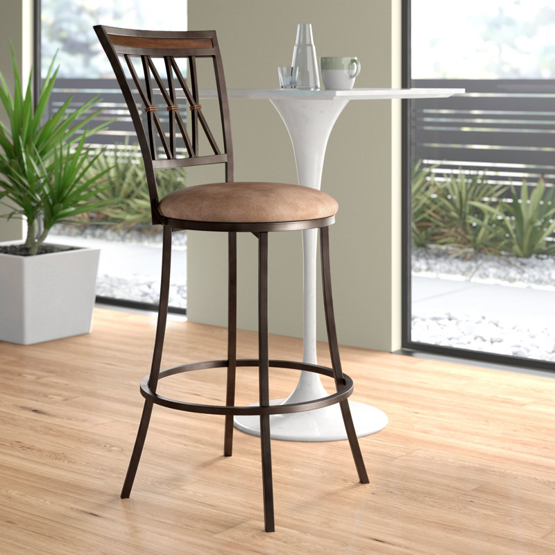 Tabouret de comptoir pivotant Kondo, Tabouret de bar (siège d’une hauteur de 30 po)