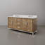 Westin 72" Freestanding Standard Double Bathroom Vanity with Top