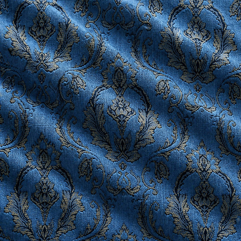 Damask Velvet | Beatrice Fabric, Royal