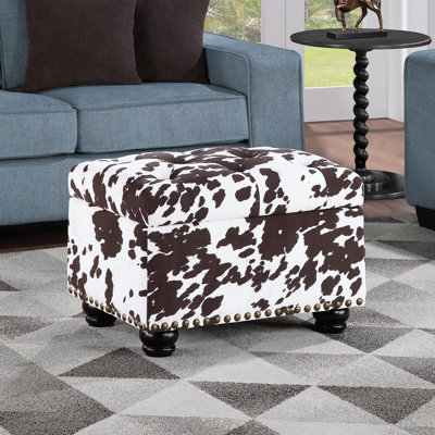 Frontenac 24" Wide Tufted Rectangle Storage Ottoman by Willa Arlo Interiors