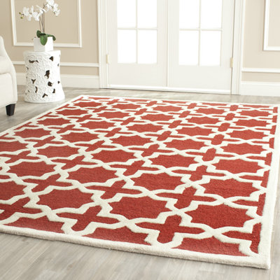 Igna Cambridge Hand Tufted Wool Geometric Rug