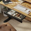 Bureau électrique à hauteur réglable avec tablette de rangement, bureau debout avec 3 tiroirs pour le bureau personnel-100984481-100984485
