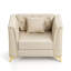 Canapé Chesterfield modulaire avec similicuir capitonné-181693502