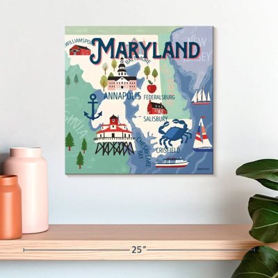 Aliaz State Maps - Maryland Attractions