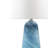Chokio Blue Confetti Glass Table Lamp