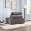 Canapé modulaire moderne modulaire simple Canapé carré simple Fauteuil d'appoint sans accoudoirs avec coussin de dossier amovible