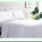 UltraSoft Embroidered Microfiber Bed Sheet Set - Twin Size 3 Piece White Sheets with Deep Pocket - Luxurious 1800 Thread Count Brushed Fabric