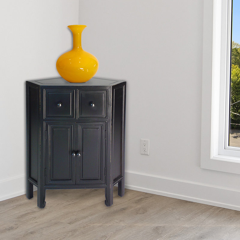 Solid Wood Accent Cabinet
