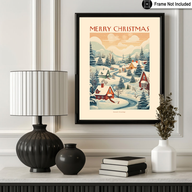 Merry Christmas No7, Unframed, Poster, 12"H x 16"W