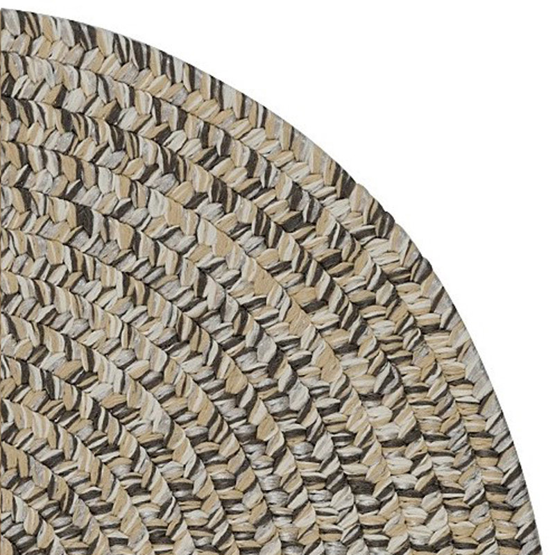 Tapis intérieur / extérieur réversible Futur Tense - gris, Ovale 5 pi x7 pi
