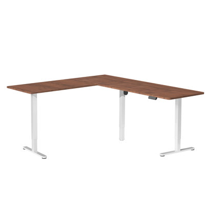 Bureau d'angle électrique VIVO, poste de travail en L