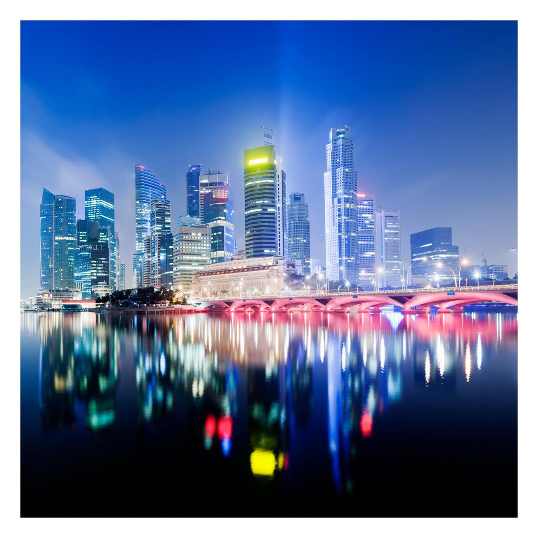 Matt Fototapete Colourful Singapore 2,4 m x 240 cm