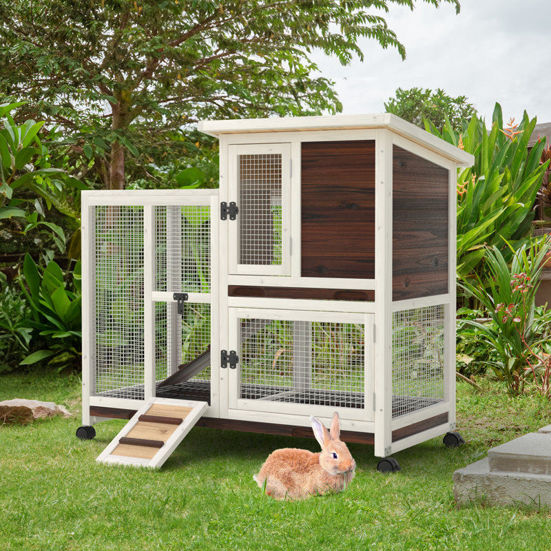 Cage à lapin en bois
