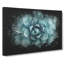 Centre Of A Green Succulent Plant - Wrapped Canvas-56641418