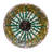 16" Wide Tiffany Cabbage Rose Fan Light Fixture