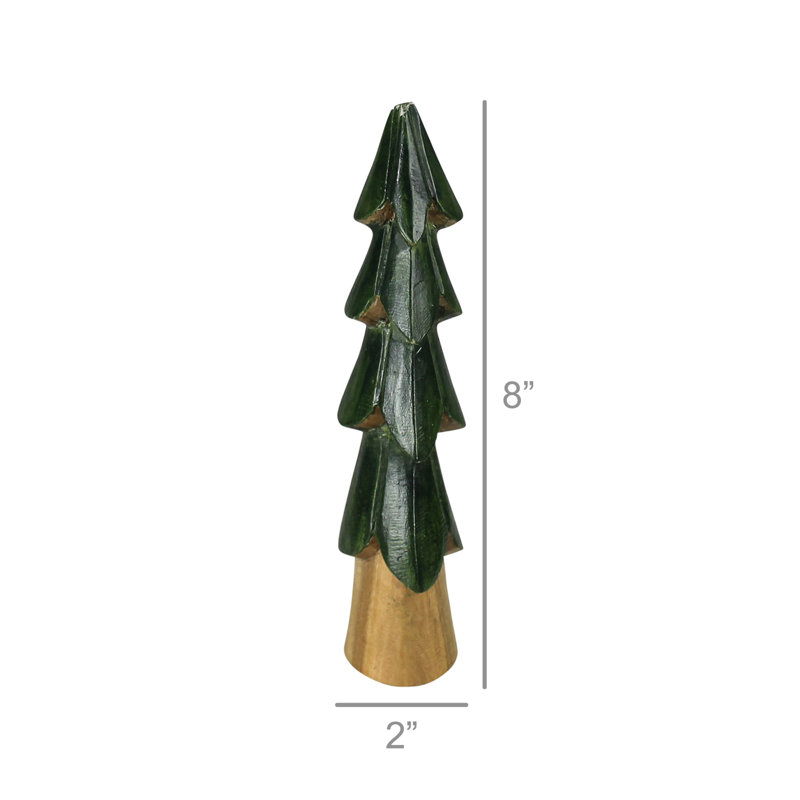 Arbre en bois - Sm, H 8 po x l 2 po x P 2 po