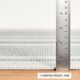 Gradation Ticking Grey Machine Washable Rug