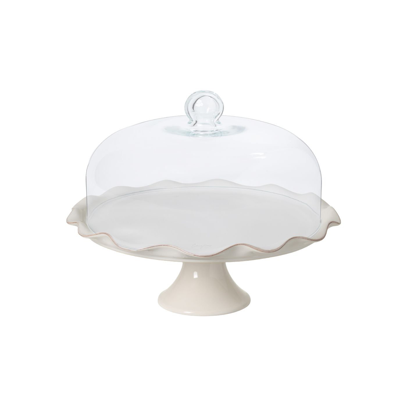 Costa Nova Set Footed Cake Plate With Glass Dome | Joss & Main