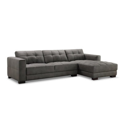 Adeline Top Genuine Leather Match Sectional Sofa