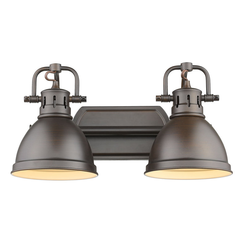 Drakeford Vanity Light, Rubbed Bronze, Rubbed Bronze, 3 Lights