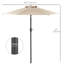 Parasol d'extérieur avec 6 baleines-2116234405