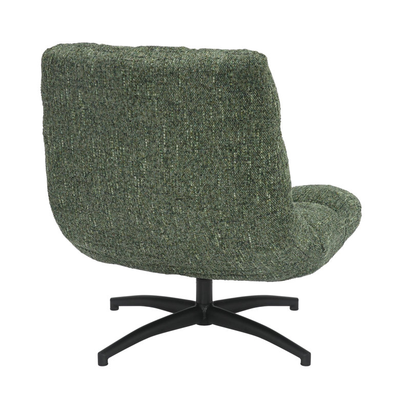 Birkes Upholstered Swivel Accent Chair, Green