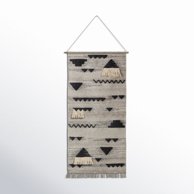 Suspension murale en coton avec tige incluse
