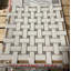 Basketweave Polished Marble Tile