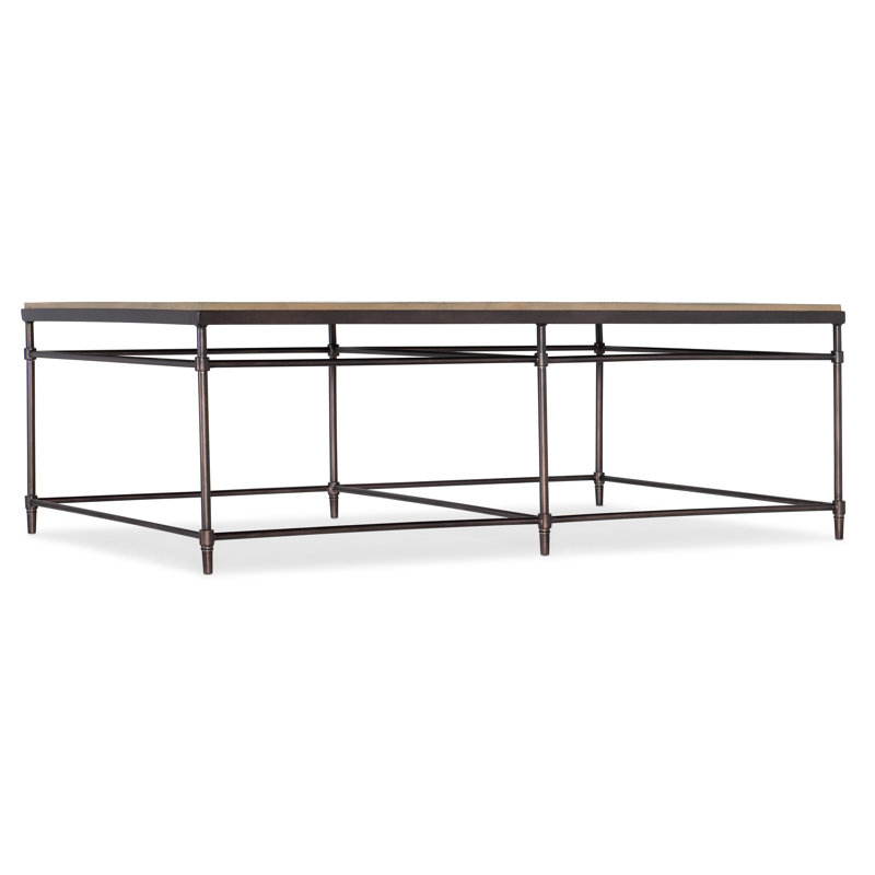 Starmand 6 Legs Coffee Table, Light Brown, Bronze