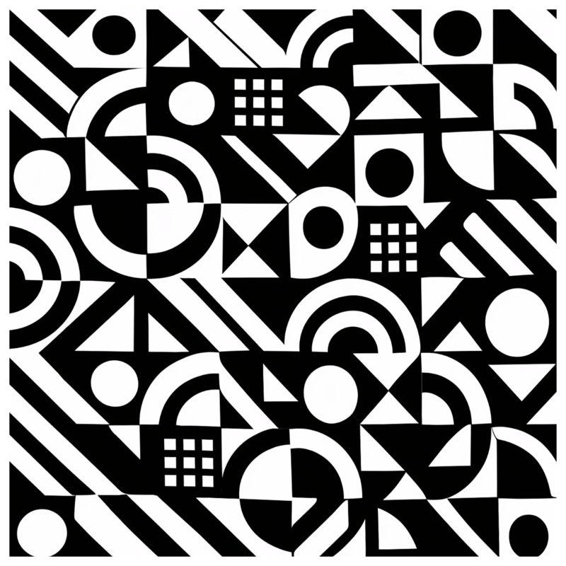 Rideaux de douche noirs à motif géométrique extra longs, L 70 po x H 93 po