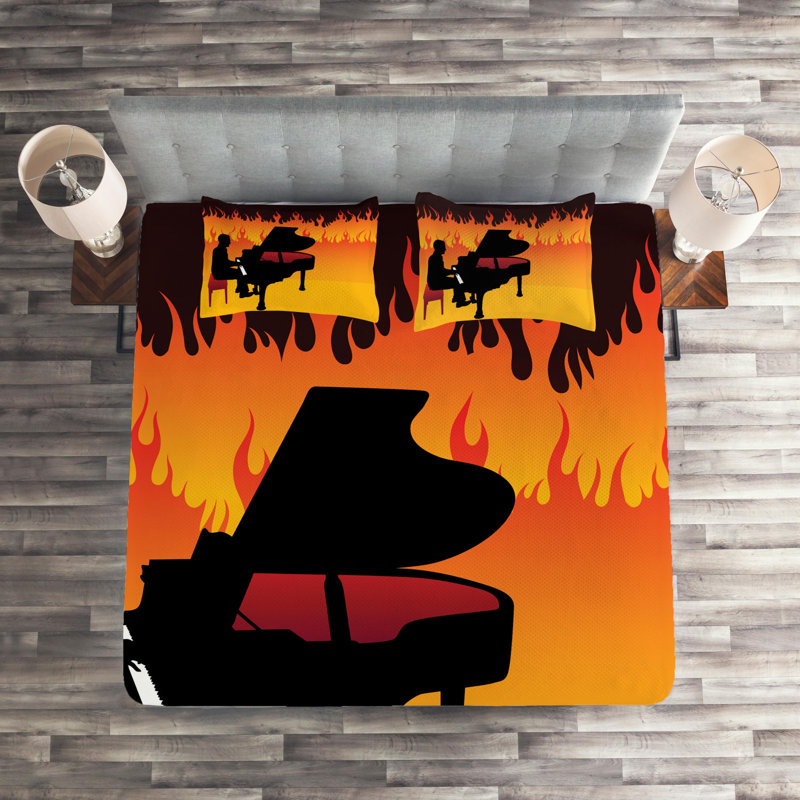 Music Traditional Coverlet
