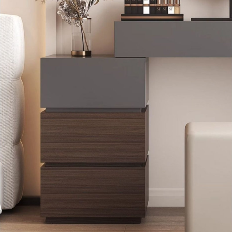 Floinn, Gray/Walnut