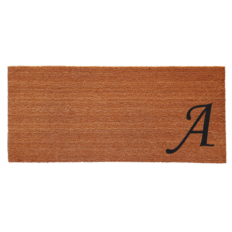 Tapis d'entrée antidérapant Zebrowski, A, Rectangle 2 pi x 4 pi