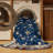 Machine Washable Space Blue Area Rug-1317512461