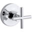 Purist Valve Trim with Cross Handle for Transfer Valve, Requires Valve