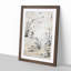 Twelve Egrets by Bada Shanren - Picture Frame Drawing Print-55615190-55615192