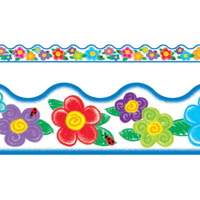 Crayon à fleurs formidables