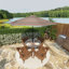 Parasol de patio en tissu Nikela de 108 po avec Sunbrella® et plus Nikela-898977590-874385826-898977585