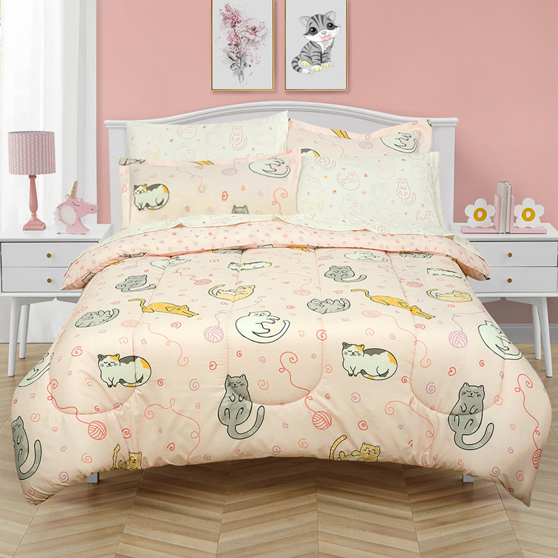 Organic Microfiber - Piece, Queen Comforter + 6 Additional Pieces