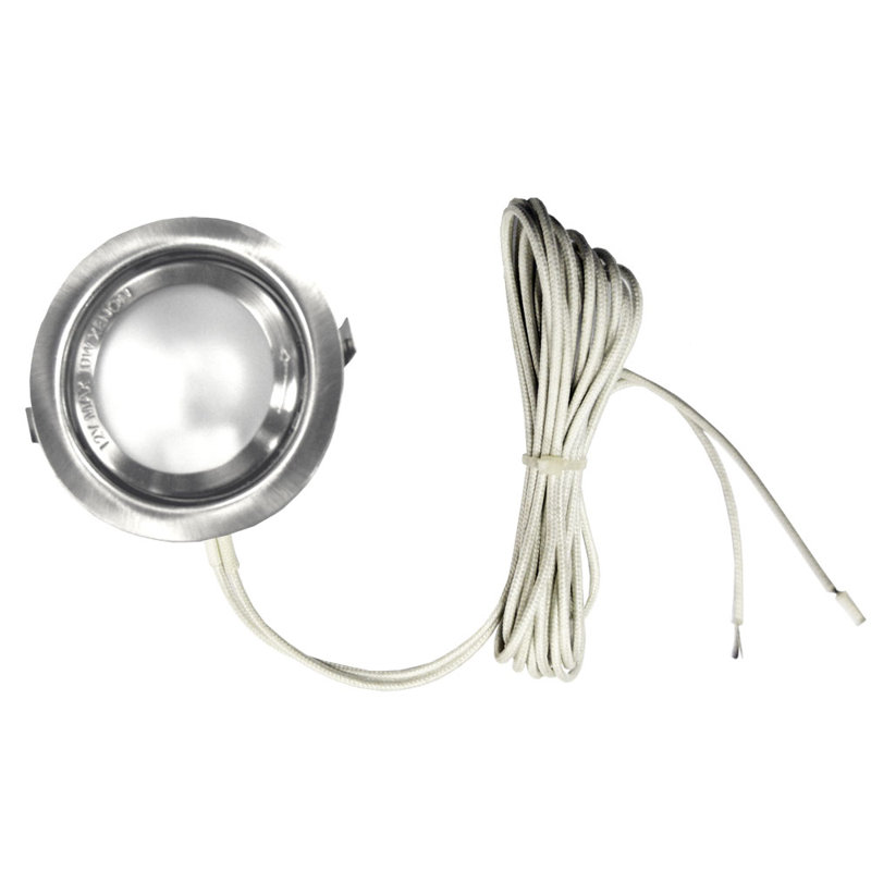 Spot pour dessous de meuble Xenon, Chrome satiné