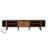 Wooden Oval Fluted TV Stand with Charging Station-58704284