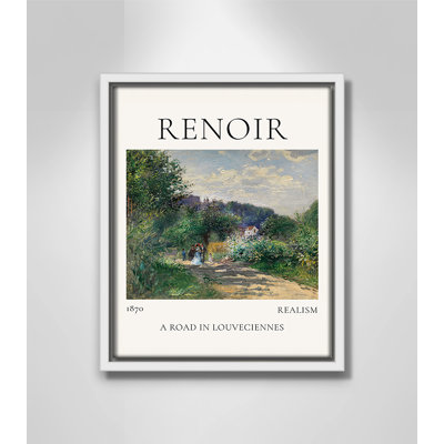 Old Masters Collection " A Road In Louveciennes " by Auguste Renoir