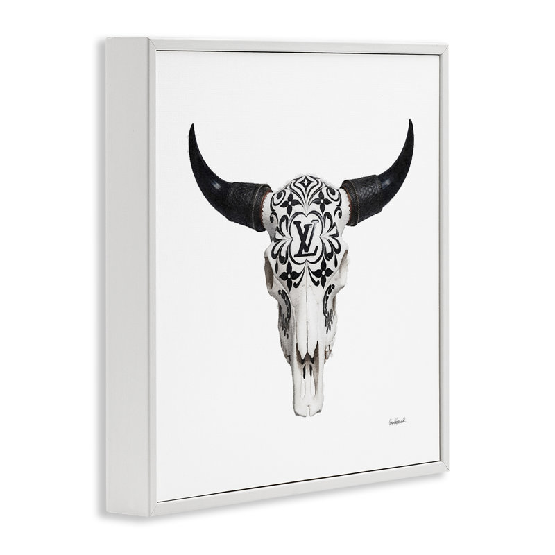  «Cowgirl Skull Glam», art de la giclée encadrée par Amanda Greenwood, H 24 po x l 24 po