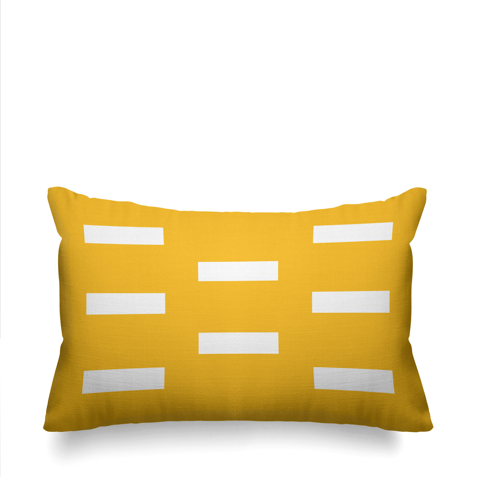 Luella Geometric Indoor/Outdoor Throw Pillow, Yellow
