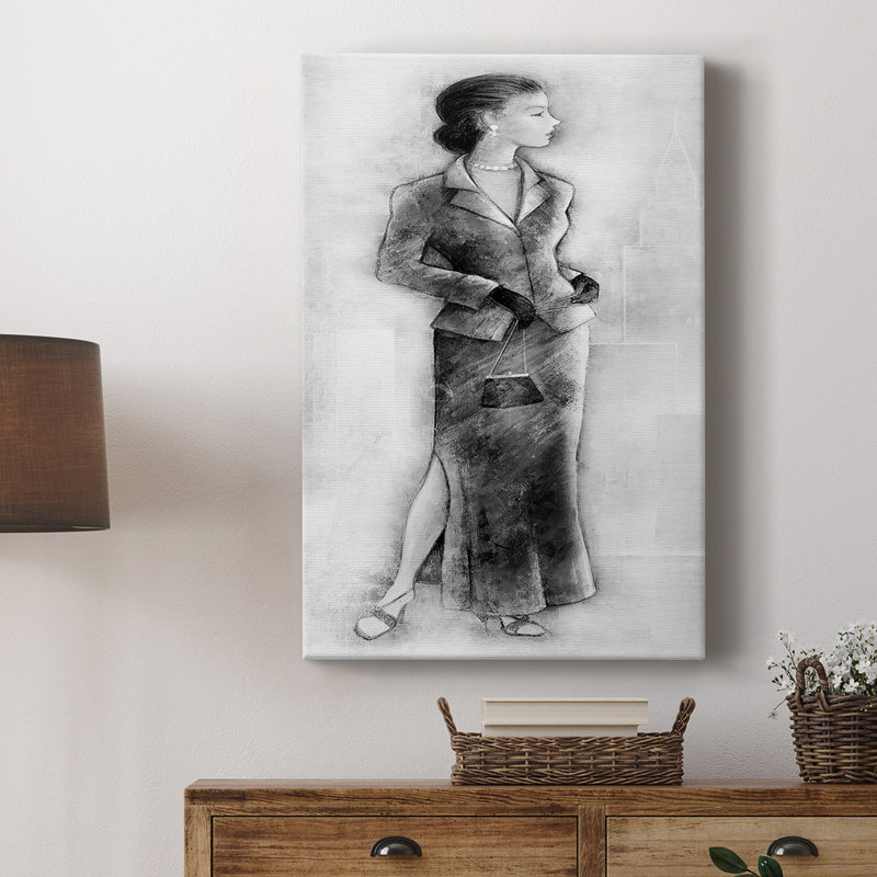 Soirée sophistiquée I - galerie Cavas sur mesure, H 18 po x l 12 po
