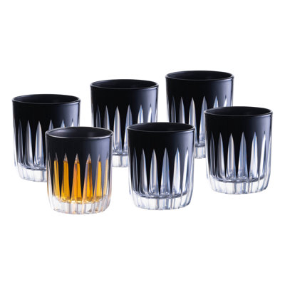 Colored Shot Glass - Blue (Cobalt)  Liquor Glasses - Set of 6 - 2.6 oz., Made in Europe